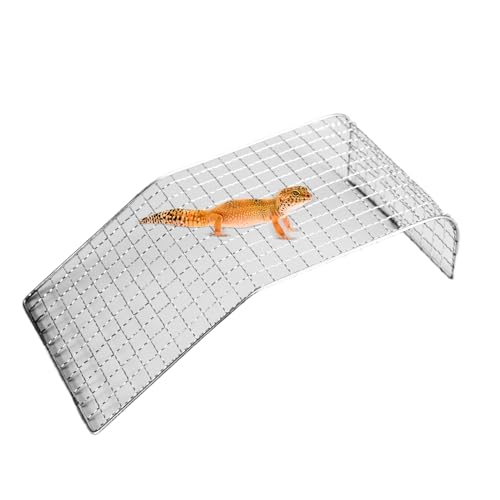 Generisch Lizard Hammock, Bearded Dragon Climbing Net, Stainless Steel Mesh Bed, 11x6.3x3.1in, Breathable Reptile Lounger, Corner Suction Design, for Snake, Turtle, Hermit Crab, Aquarium Generisch Lizard Hammock, Bearded Dragon Climbing Net, Stainless Steel Mesh Bed, 11x6.3x3.1in, Breathable Reptile Lounger, Corner Suction Design, for Snake, Turtle, Hermit Crab, Aquarium von Generisch