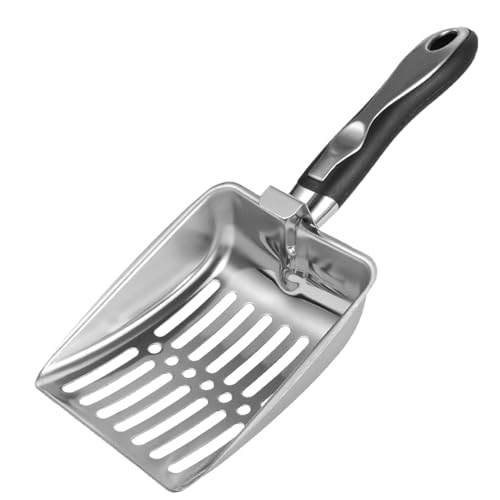 Generisch Metal Cat Litter Scoop, Heavy Duty Litter Box Cleaner, Large Wide Sifter Poop Shovel Tool, Comfortable for Kitten, Reptile, Terrarium, Pet Waste, Chicken Coop, Small Pets Generisch Metal Cat Litter Scoop, Heavy Duty Litter Box Cleaner, Large Wide Sifter Poop Shovel Tool, Comfortable for Kitten, Reptile, Terrarium, Pet Waste, Chicken Coop, Small Pets von Generisch