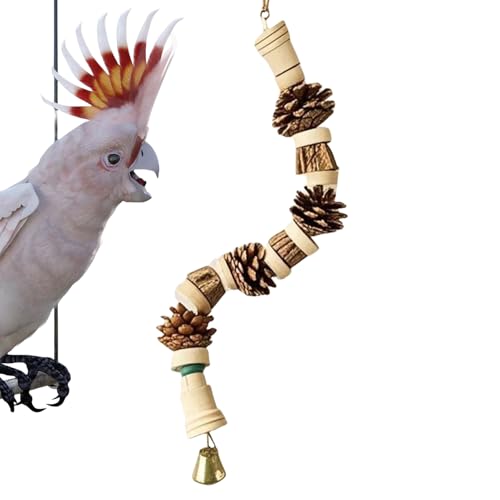 Generisch Papageienspielzeug | Ananas-Nuss Nagetoy für Vögel | Kletter- Und Nagelholz Kiefernzapfen Spielzeug Schnur, Käfigzubehör Für Papageien, Sittiche, Nymphensittiche, Unzertrennliche, Finken Generisch Papageienspielzeug | Ananas-Nuss Nagetoy für Vögel | Kletter- Und Nagelholz Kiefernzapfen Spielzeug Schnur, Käfigzubehör Für Papageien, Sittiche, Nymphensittiche, Unzertrennliche, Finken von Generisch