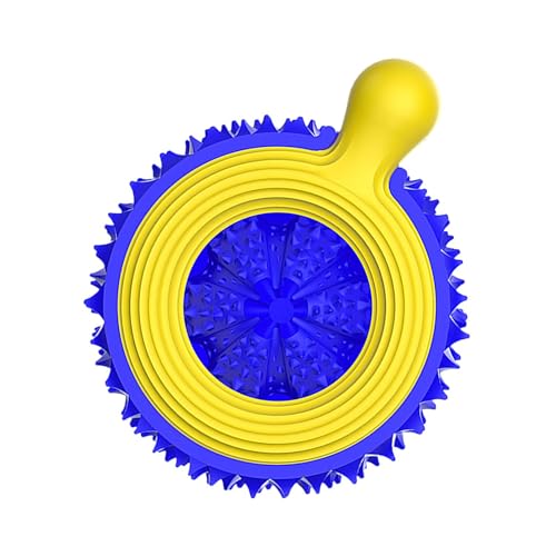 Generisch Pet Teething Feeding Toy, Dog Teething Chew Toy, Durian Shape Bowl, Intellectual Development Feeder, Indoor Outdoor Dog Feeder, Pet Feeding Bowl, Chew Toy for Dogs, Slow Feeding Dog Bowl, von Generisch