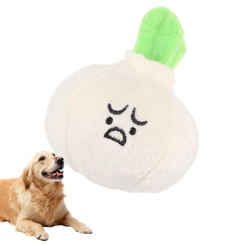 Generisch Pet Toys, Plush Dog Toy, Vegetable Shaped Toy, Cat Dog Chew Toy, Stuffed Food Toy, Chew Comfort Toy, Interactive Dog Toy, Interactive Chattering Plush Dog Toy for Anxious Pets and Chewing von Generisch