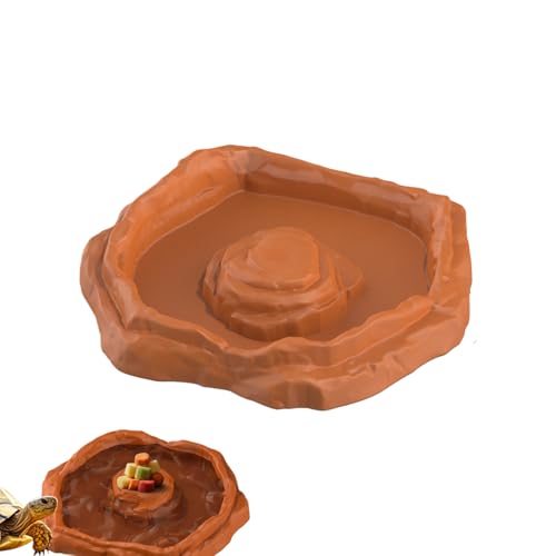 Generisch Schildkröten Wasserschüssel | Reptilien Badebecken - Ausbruchsichere Wasserschüssel Mit Rampe Für Terrarium Lebensraum Und Freigehege Für Gecko Bartagame Schlange Schildkröte Generisch Schildkröten Wasserschüssel | Reptilien Badebecken - Ausbruchsichere Wasserschüssel Mit Rampe Für Terrarium Lebensraum Und Freigehege Für Gecko Bartagame Schlange Schildkröte von Generisch