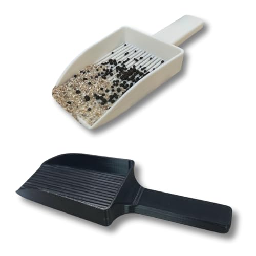 Generisch Soil Scoop - Trennschaufel für Soil und Sand Aquarium Aquascape Bodengrund Reinigung (Schwarz) von Generisch