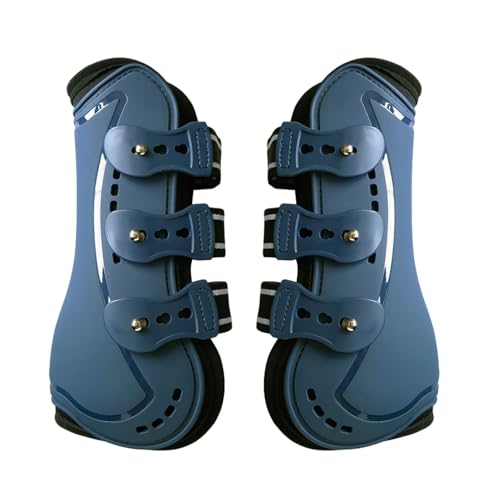 Generisch Sportstiefel für Pferde | Professionelle Pferdegamaschen Vordergamaschen | Atmungsaktive Schienenstiefel Pferdebeinwickel, Vorderbeinschutz stoßdämpfend, Pferdebedarf von Generisch