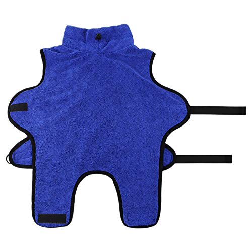 Generisch Superfine and Fiber Cat Bademantel 365 Clothes Pet Blue Grams Absorbent Dog Pet Kleidung Hundepulli (Bule, L) von Generisch