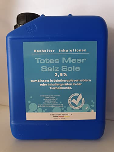 Generisch 2,5% Totes Meer Salzsole 2,5 Liter Pferde Inhalation Soletherapie Bocholter Inhalationen von Generisch