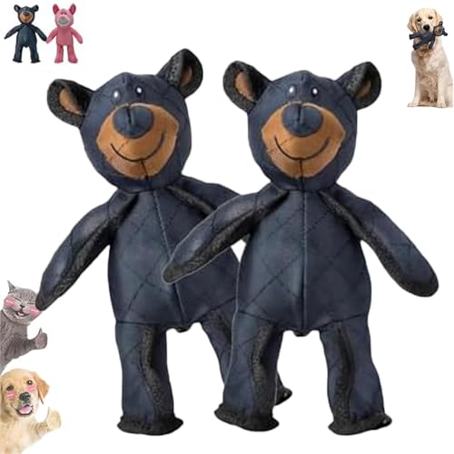 Generisch Unbreak Bear Dog Toy, 2025 New Unbreakable Extreme Bear Upgraded, for Aggressive Chewers to Keep Them Busy, Chew Toys Interactive Toys, Indestructible Squeaky T oys, for Large Dogs (Blue*2) von Generisch