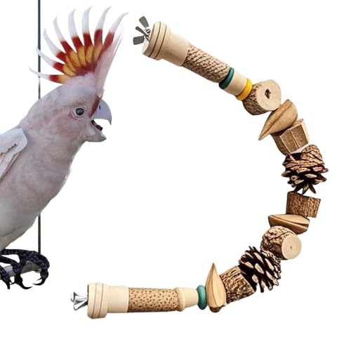 Generisch Vogelspielzeug Für Sittiche - Ananas-Nuss Nagetoy für Vögel - Natürliche Käfigaccessoires aus Holz mit Kiefernzapfen und Schnur als für Papageien, Nymphensittiche, Unzertrennliche & Aras Generisch Vogelspielzeug Für Sittiche - Ananas-Nuss Nagetoy für Vögel - Natürliche Käfigaccessoires aus Holz mit Kiefernzapfen und Schnur als für Papageien, Nymphensittiche, Unzertrennliche & Aras von Generisch