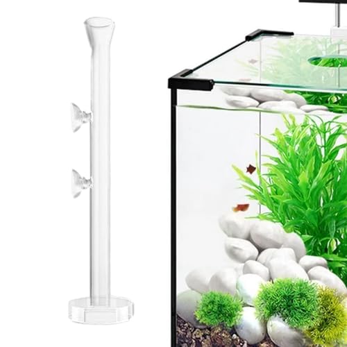 Glas Garnelen Futterschale Für Aquarium, Aquarium Garnelen Futtertube Und Futter-Schale, Transparent Fisch Futterrohr, 20/30/40CM von Generisch