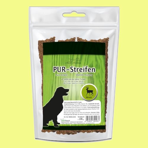 Greenhound PUR-Streifen 12 x 100g (12 x 100 Gramm, Hirsch) von Generisch