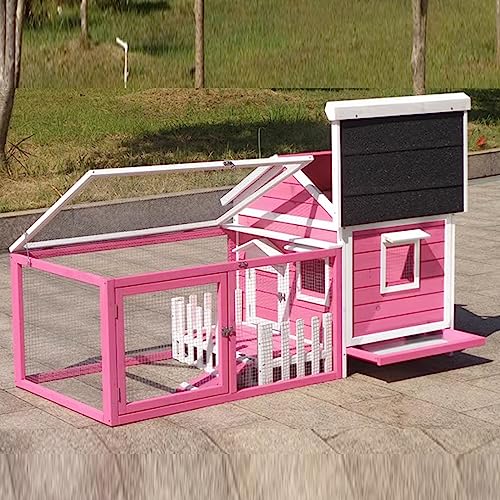 Große Hundehütte aus Holz, natürliche Tanne, abnehmbar und waschbar, einfach zu montieren für Hinterhöfe Große Hundehütte aus Holz, natürliche Tanne, abnehmbar und waschbar, einfach zu montieren für Hinterhöfe von Generisch