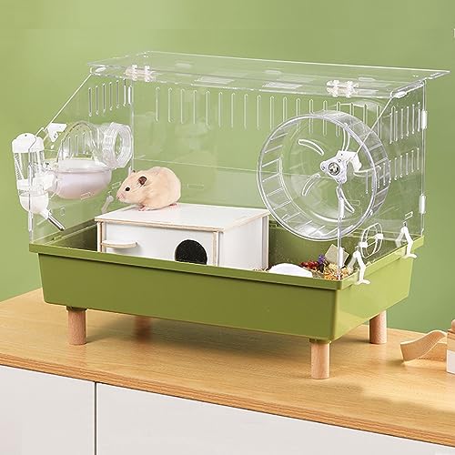 Großer Hamsterkäfig Rennmaus Haven Habitat | Extra großer Rattenkäfig Duplex, Acrylmaterial, Kleintierkäfig mit Zubehör von Generisch