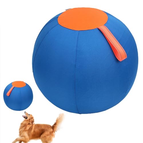 Großer aufblasbarer Ball für Hunde, Ballspielzeug für Hunde - Aufblasbares Spielzeug mit großen Bällen für Haustiere,Blaues Mehrzweck-Welpenspielzeug, Hundespielzeug zum Spielen, Trainieren und Entspa von Generisch