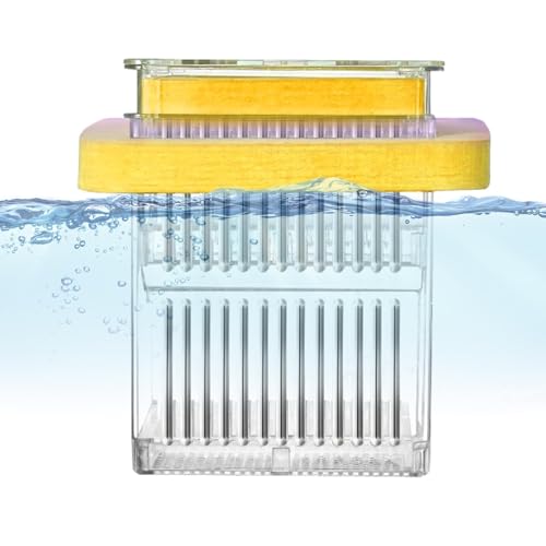 Guppy Breeder Box, schwimmender transparenter Rahmen, Schlüpfbox, Aquarium-Trennwand und Akklimatisierungskoffer, Mutterfisch-Brutkasten für , Betta und kleine 1,9 x 9,5 cm von Generisch