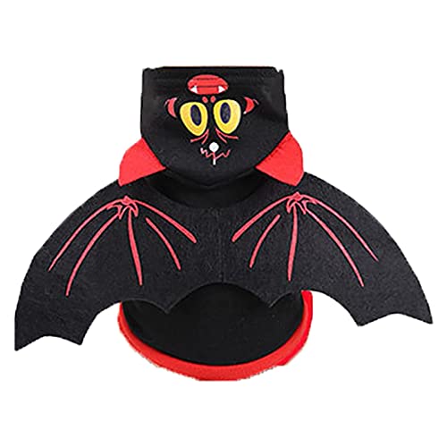 Halloween Hund Katze Kostüm Kapuzen Haustier Kleidung Hundepullover Party Kleidung Warm Wintermantel Hundemantel Halloween Cosplay Halloween Party Dekoration von Generisch