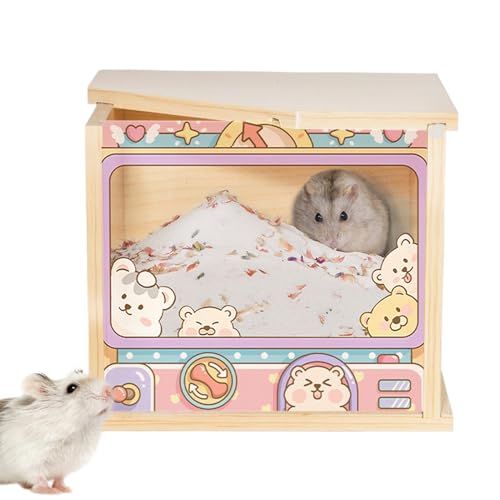 Hamster Badesand Behälter - Hamster Sandbad - Sichtbares Habitat Zur Aktivitätsförderung Mit Spielen, Baden, Klettern & Versteckmöglichkeiten Hamster Badesand Behälter - Hamster Sandbad - Sichtbares Habitat Zur Aktivitätsförderung Mit Spielen, Baden, Klettern & Versteckmöglichkeiten von Generisch