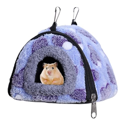 Hamster Bed, Thickened Bedding House with Zipper, Small Animal Nest, Small Cage Bed for Hamster Cozy, Guinea Pigs Beds, Hamster Sleeping Bag for Dwarf Hamsters Tinny Hedgehogs von Generisch