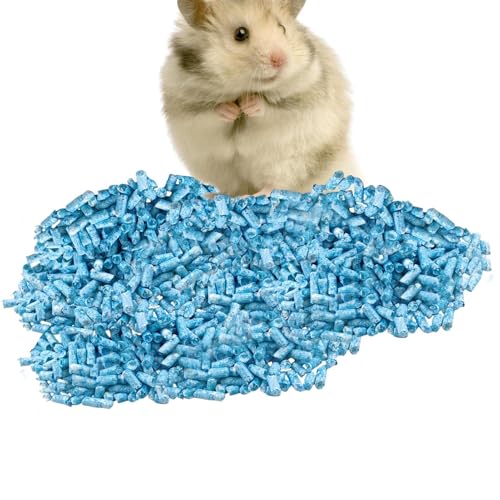 Hamster-Bettwäsche, buntes Papierstreu, kleines Haustierbett, wasserdichtes Kaninchenstreu, Mäuse-Einstreu für Haustierhütten und Tunnel von Generisch