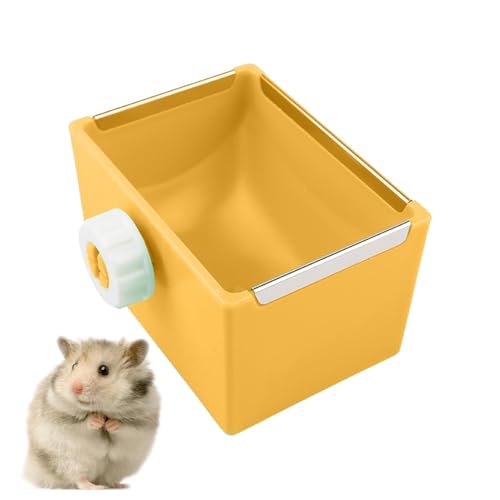 Hamster Feeder, Fixable Treat and Water Dispenser, Anti-Turning Food Bowl, 2.95x2.56x4.13 inches, Ideal for Hamsters, Gerbils, Hedgehogs, and Other Small Animals von Generisch