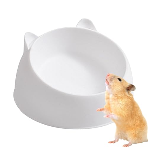 Hamster Feeding Bowl, Small Animal Food and Water Dish, Anti Tip Design, Compact Accessory, Small Pets Ceramic Bowl, Perfect for Hamsters, Guinea Pigs, Other Pet, 5.12x2.68 In von Generisch