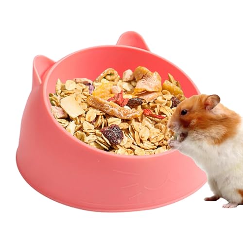 Hamster-Futternapf, Futter- und Wassernapf für kleine Tiere, Anti-Kipp-Design, kompaktes Zubehör, Keramiknapf für kleine Haustiere, perfekt für Hamster, Meerschweinchen, andere Haustiere, 13 x 6 cm von Generisch