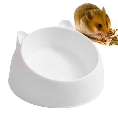 Hamster-Futternapf, Futternapf für Hamster, Hamster-Futternapf, Kleintier-Futternapf, Futterteller, Tierbedarf, Kippschutz verhindern, Futter- und Wassernapf für Kleintiere, Hamster, Meerschweinchen von Generisch