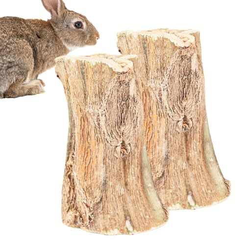 Hamster-Kaustäbchen – Holzhasen, Molar-Snacks, gesundes Zähneknirschspielzeug, natürliches Papaya, Haustierzahnpflegezubehör für Chinchilla-Hamster Hamster-Kaustäbchen – Holzhasen, Molar-Snacks, gesundes Zähneknirschspielzeug, natürliches Papaya, Haustierzahnpflegezubehör für Chinchilla-Hamster von Generisch