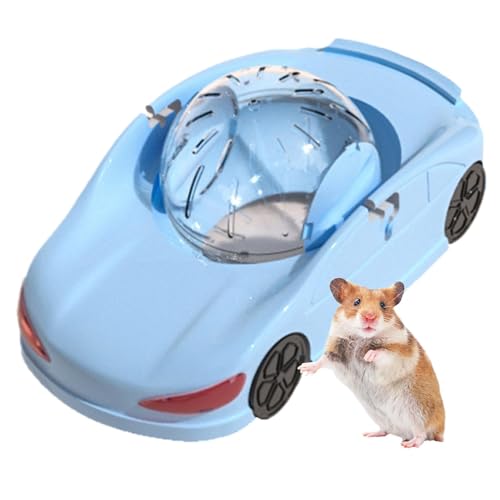 Hamster-Laufball, kleines Haustierspielzeug, Auto-Übungsrad, transparenter Ball für Hamster und Frettchen, 29 x 16 x 12 cm, lustiges und interaktives Spielen für kleine Tiere und Spielzeit von Generisch