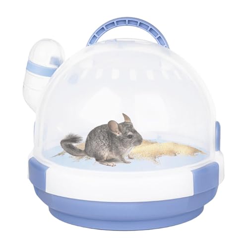 Hamster-Reisekäfig – Igel-Tragetasche mit Wasserflasche, Kleintier-Tragetasche, Zwerghamsterkäfig, atmungsaktiver Haustier-Tragekäfig für Igel, Zwerghamster, Mäuse von Generisch