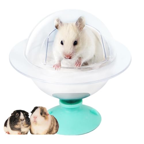 Hamster-Sand-Badebehälter, Duschraum, Badeschale, Hamster, Chinchilla, Katzentoilette, Entspannungshaus, Kleintier-Lebensraum, Badehaus für Rennmäuse, syrischer Hamster von Generisch