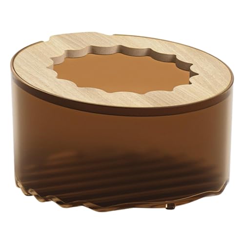 Hamster-Sand-Badebox, Hamster-Badezimmer und WC, transparent, mattiert, Badebox ist bequemer, Sandbad-Reinigungskäfig, Dekoration, Hamster-Zwerghamsterbox mit Deckel, Kleintier-Toilette von Generisch