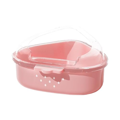 Hamster Toilette | Transparentes Oberteil Hamster Bade Sandkasten | Kleintierstreu Zur Reinigung Pflege Schlafversteck Für Lemming Gerbil Spielen Hamster Toilette | Transparentes Oberteil Hamster Bade Sandkasten | Kleintierstreu Zur Reinigung Pflege Schlafversteck Für Lemming Gerbil Spielen von Generisch