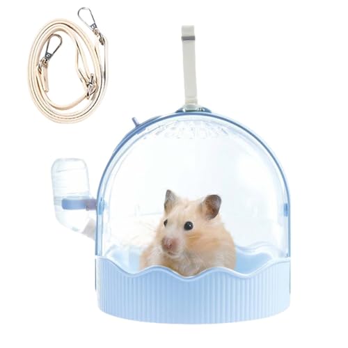 Hamster Transportbox - Kleintierkäfig Mit Verstellbarem Schultergurt,Für Auslauf Spielplatz Außenbereich Patio Garten Pflege Spaziergang Hamster Transportbox - Kleintierkäfig Mit Verstellbarem Schultergurt,Für Auslauf Spielplatz Außenbereich Patio Garten Pflege Spaziergang von Generisch