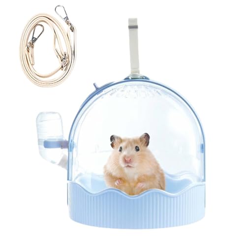 Hamster Transportbox | Tragbares Meerschweinchen Gehege Mit Verstellbarem Schultergurt - Für Auslauf Spielplatz Außenbereich Patio Garten Pflege Spaziergang Hamster Transportbox | Tragbares Meerschweinchen Gehege Mit Verstellbarem Schultergurt - Für Auslauf Spielplatz Außenbereich Patio Garten Pflege Spaziergang von Generisch