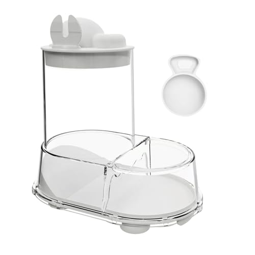 Hamster Wasser Napf, Automatischer Futter- Und Wasserspender Für Haustiere, Klarer Stabiler Napf Für Rennmäuse Mäuse Igel Chinchilla Frettchen Tauben Und Lagerung Hamster Wasser Napf, Automatischer Futter- Und Wasserspender Für Haustiere, Klarer Stabiler Napf Für Rennmäuse Mäuse Igel Chinchilla Frettchen Tauben Und Lagerung von Generisch