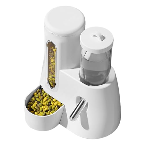 Hamster Wasserflasche, automatischer Hamster -Feeder,Automatischer Futtermittel -Lebensmittel -Wasserspender - 2 in 1 und durchlaufsicheres Frettchen -Käfigzubehör, große Kapazität ohne Tropfenbehälte Hamster Wasserflasche, automatischer Hamster -Feeder,Automatischer Futtermittel -Lebensmittel -Wasserspender - 2 in 1 und durchlaufsicheres Frettchen -Käfigzubehör, große Kapazität ohne Tropfenbehälte von Generisch