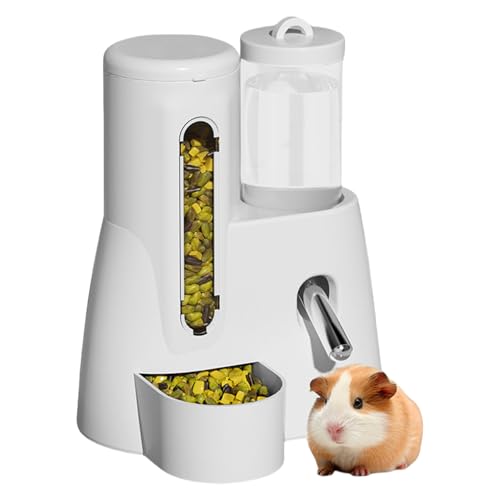 Hamster Wasserflasche - 2 in 1 Automatischer Haustierkäfig Hängender Wasserspender | Feeder Futter Wasserspender | Frettchen Käfig Zubehör Futterbehälter Auslaufsicher für Kleintiere Hamster Wasserflasche - 2 in 1 Automatischer Haustierkäfig Hängender Wasserspender | Feeder Futter Wasserspender | Frettchen Käfig Zubehör Futterbehälter Auslaufsicher für Kleintiere von Generisch