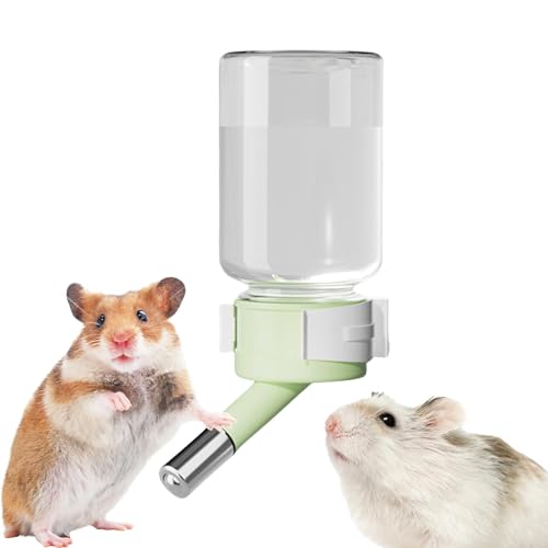 Hamster-Wasserflasche – Hamster-Wasserflasche, Vakuum-Wasser-Futterstation, Anti-Leck-Design, Hamster-Trinkbrunnen | Kleintier-Wasserflasche für Hasen, Welpen, Katzen und Meerschweinchen (mehrfarbig) von Generisch