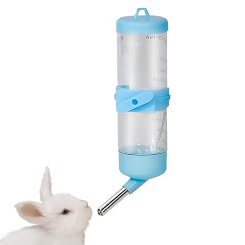 Hamster -Wasserspender, Wasserversorger für | Käfig-Wasserspender ohne Trip,250 ml tragbares Fütterungszubehör, nachfüllbare futterer für Futter, Eichhörnchen, Hedgehog von Generisch