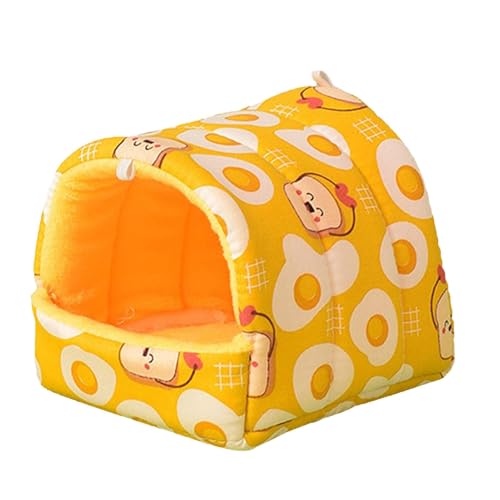 Hamsterbett | Bunny House Gemütliches Hamsterhaus | Hasenbetten, Kleintierbett mit verdicktem Design für Hasen, Hamster, Frettchen, Hamster, Papageien, Hasen, Igel von Generisch