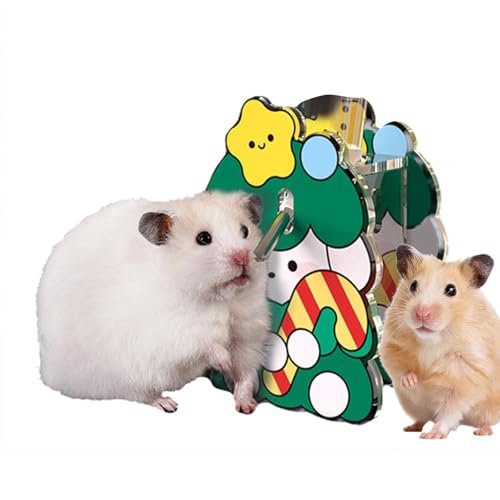 Hamsterhaus, Acryl, Weihnachts-Labyrinth-Schloss, Lebensräume, Haustier-Hamster-Versteck, Weihnachtshaustierbedarf für Chinchillas, Frettchen, Igel von Generisch