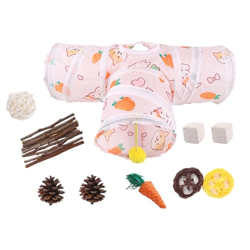 Hamsterkäfigröhren, Hamsteranreicherungsbedarf, Stoffmaterial, interaktiver Spielplatz mit Bällen, Graben Klettern Graben Tunnelsystem, für Indoor-Fahrtsuche Schlafen Spielen, 1 Set Hamsterkäfigröhren, Hamsteranreicherungsbedarf, Stoffmaterial, interaktiver Spielplatz mit Bällen, Graben Klettern Graben Tunnelsystem, für Indoor-Fahrtsuche Schlafen Spielen, 1 Set von Generisch
