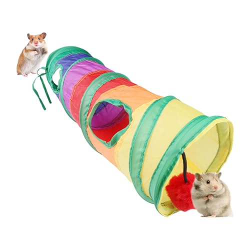 Hamsterröhre, Hamstertunnel | Enrichment Toy Chinchillas Tunnel - Kleintier-Aktivitätsspaßspielzeug für Chinchillas, Hamster, Rennmäuse, Zubehör für den Innenbereich von Generisch