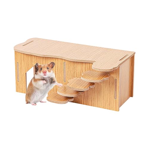 Hamsterspielzeug aus – Hamsterverstecke | Hamster-Spielaktivitätsplattforrm | -Kauspielzeug | Spielplatz für Hamster | Hamster-Spielplatz-Plattform | -Kauspielzeug | Syrische Hamster von Generisch