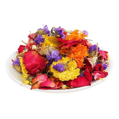 Hamsterstreu, natürliche, weiche Trockenblumen, Einstreu, Geruchskontrolle, Hamsterfutter für Hamsterkäfig, Gehege, Lebensraum für Kaninchen, Rennmäuse Hamsterstreu, natürliche, weiche Trockenblumen, Einstreu, Geruchskontrolle, Hamsterfutter für Hamsterkäfig, Gehege, Lebensraum für Kaninchen, Rennmäuse von Generisch