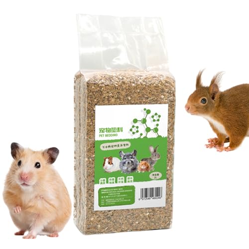 Hamsterstreu | Natürliche Geruchskontrolle Einstreu für Rennmäuse,Kleintierbedarf Für Igel Frettchen Gerbil Chinchilla Hamster Käfig Innen Außen Vogel Hamsterstreu | Natürliche Geruchskontrolle Einstreu für Rennmäuse,Kleintierbedarf Für Igel Frettchen Gerbil Chinchilla Hamster Käfig Innen Außen Vogel von Generisch
