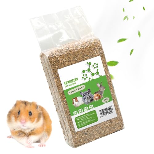 Hamsterstreu - Natürliche Geruchskontrolle Einstreu für Rennmäuse | Terrarium Substrat Für Vögel Frettchen Igel Chinchilla Hühner Hamsterstreu - Natürliche Geruchskontrolle Einstreu für Rennmäuse | Terrarium Substrat Für Vögel Frettchen Igel Chinchilla Hühner von Generisch