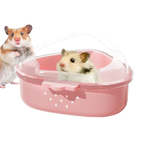 Hamstertoilette | Transparente Oberseite, großes Hamster-Staubbad, Haustier-Badewanne zum Reinigen, Verstecken, Schlafen, Pflege, Spielplatz, Erkundung, Badezimmer, Rennmaus, Baden Hamstertoilette | Transparente Oberseite, großes Hamster-Staubbad, Haustier-Badewanne zum Reinigen, Verstecken, Schlafen, Pflege, Spielplatz, Erkundung, Badezimmer, Rennmaus, Baden von Generisch