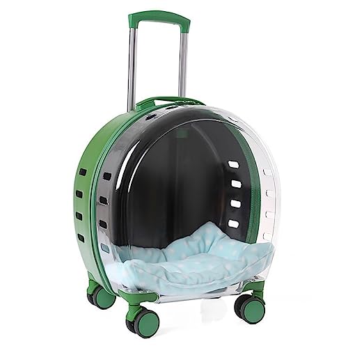 Haustier-Kinderwagen, tragbarer harter Katzen- und Hundekäfig, kleine Haustier-Tragetasche, Tiertransportwagen, transparente Katzentasche Haustier-Kinderwagen, tragbarer harter Katzen- und Hundekäfig, kleine Haustier-Tragetasche, Tiertransportwagen, transparente Katzentasche von Generisch