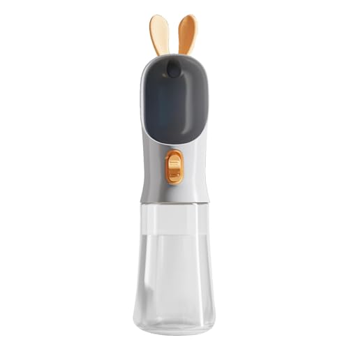 Haustier Reise Wasserspender, Welpen Wasserspender, Hund Reise Wasserflasche Welpe Trinken Feeder Haustier Hydration Dispenser Einstellbar Wasser Auslaufsicher Integrierter Futterbehälter für Outdoor von Generisch